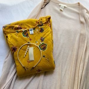 Mustard Old Navy Fall Dress